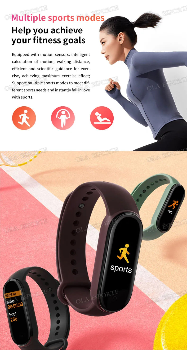 Ola Sports Smart Watch - Music Control Fitness Calorie Tracker