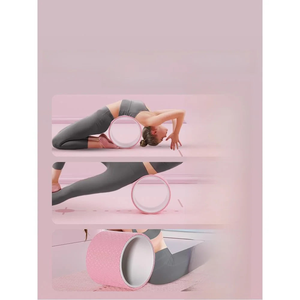 Extra Wide Yoga Wheel - Professional Pilates Stretching & Spine Opening Equipment