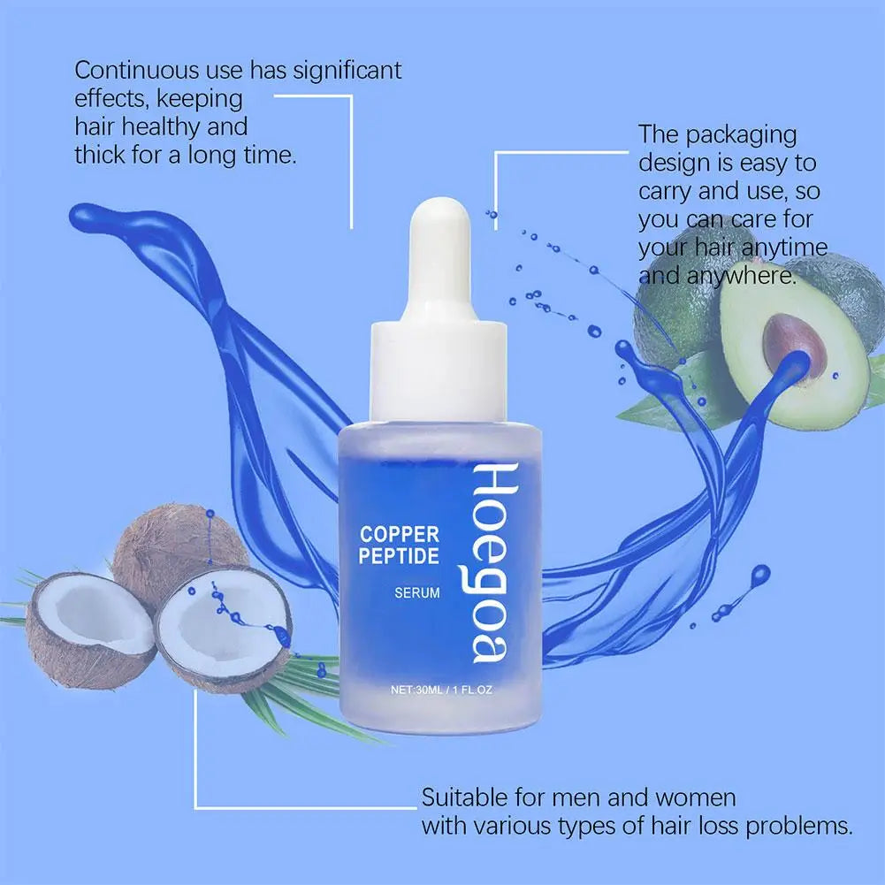 Copper Peptide Hair Density Serum - Deep Nourishment Anti-Hair Loss Growth Treatment