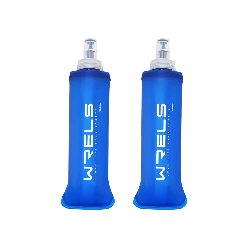 Collapsible TPU Water Bottle - BPA-Free Folding Soft Flask for Running & Hiking