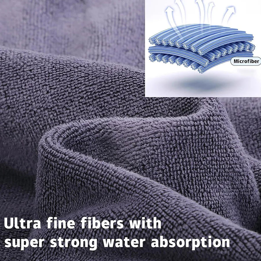 Microfiber Gym Towel - Super Soft Quick-Drying Sports Towel 37.5"x16" for Yoga & Fitness