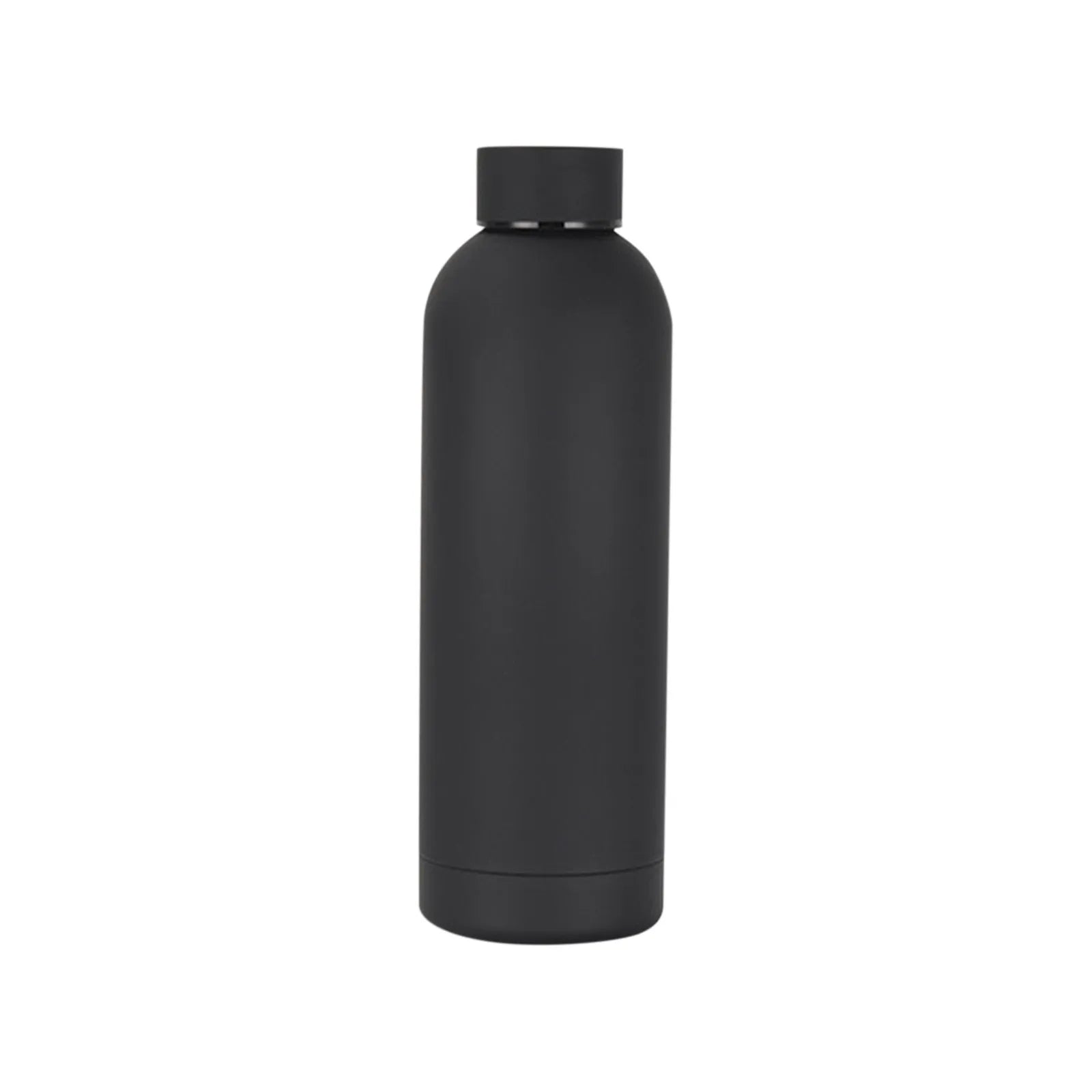 500ml insulated stainless steel water bottle by Cedar & Moore in matte black