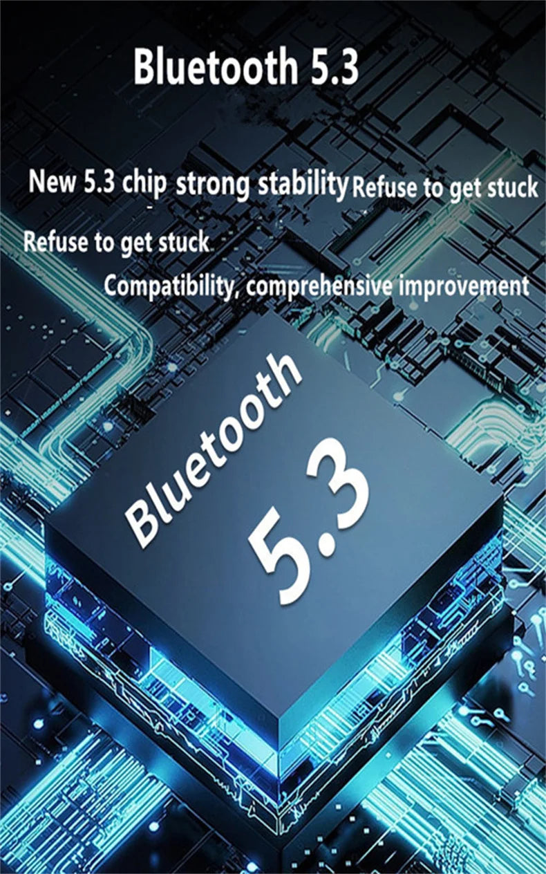 Clip-On Wireless Earphone - Bluetooth 5.3 Open-Ear Design with Noise Cancelling & Mic