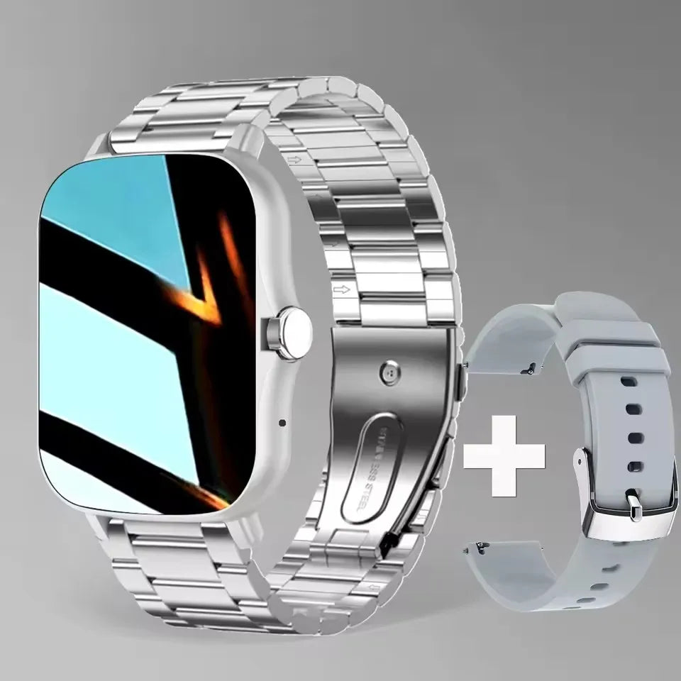 Smart Watch 2.01" HD Display with Bluetooth Calling & Custom Dials