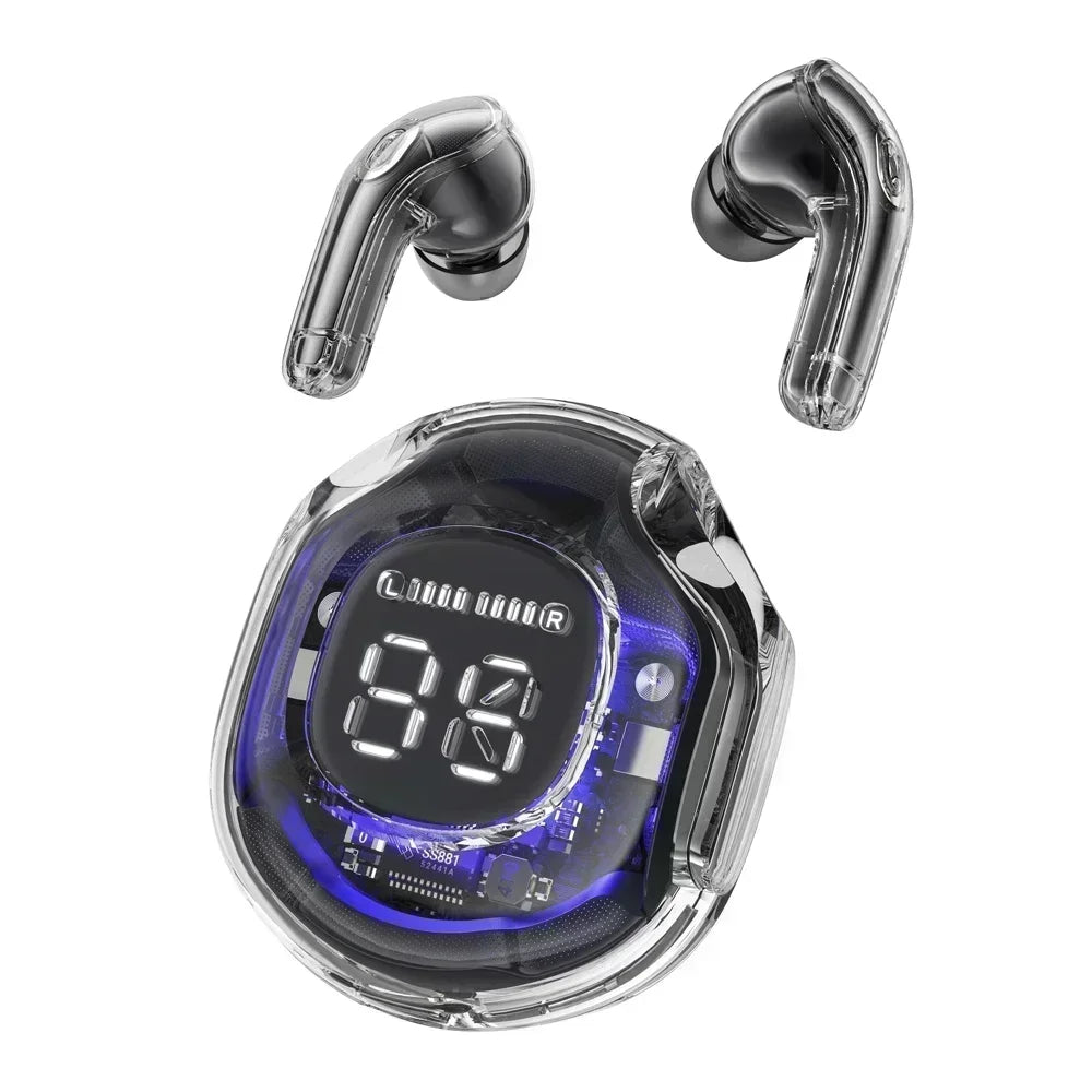 CHUBAN T8 TWS Gaming Earbuds - Bluetooth 5.3 with LED Breathing Light & 12H Battery Life