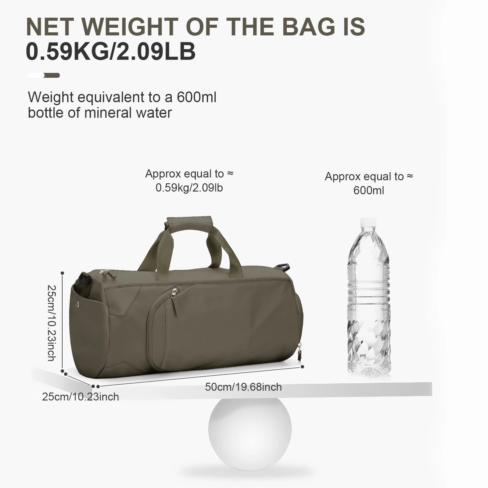 Gym Duffle Bag with Shoe & Wet Compartment - Ultimate Sports Bag