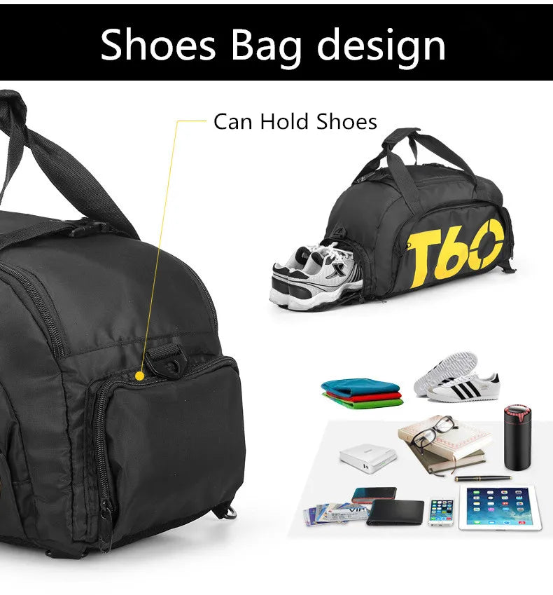Waterproof Gym Bag - Ultralight Fitness Duffle for Men & Women with Large Capacity