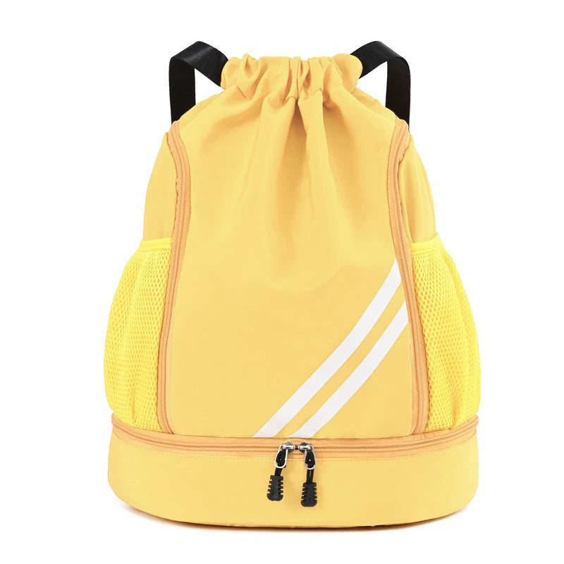 Waterproof Sports Backpack - Drawstring Gym Bag for Basketball, Soccer & Training