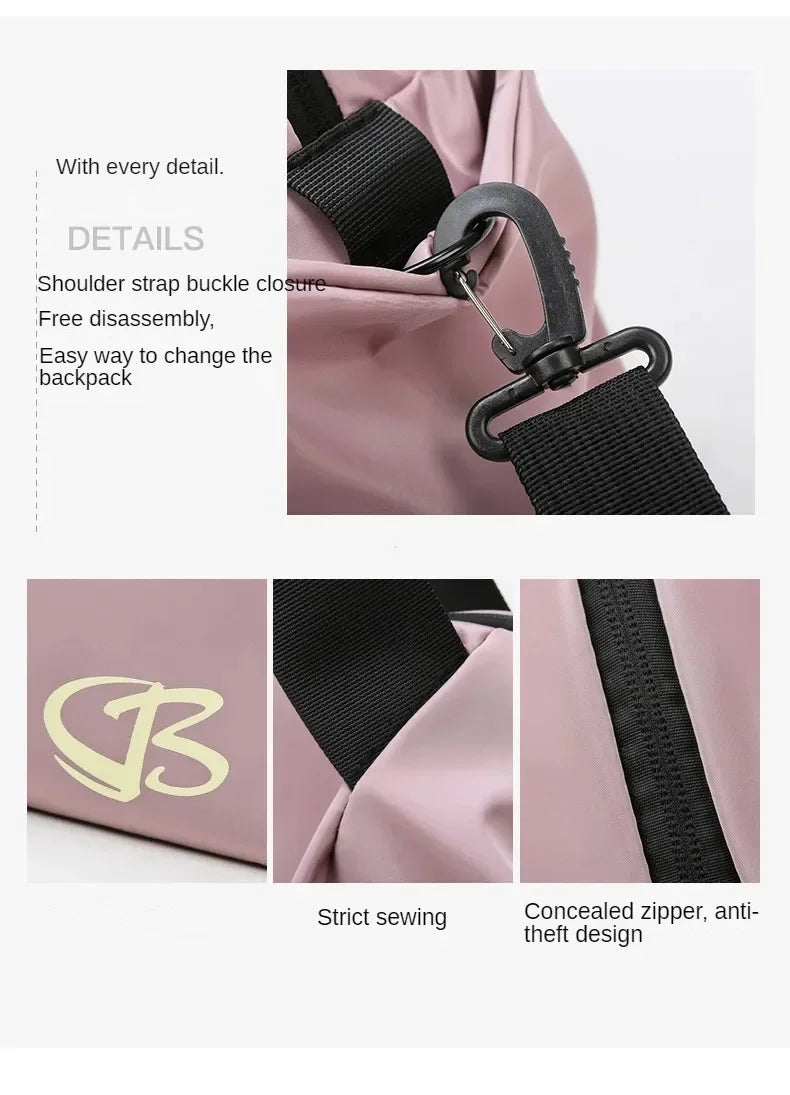Large Waterproof Women's Yoga Gym Bag
