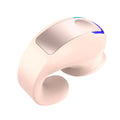 Clip-On Wireless Earphone - Bluetooth 5.3 Open-Ear Design with Noise Cancelling & Mic