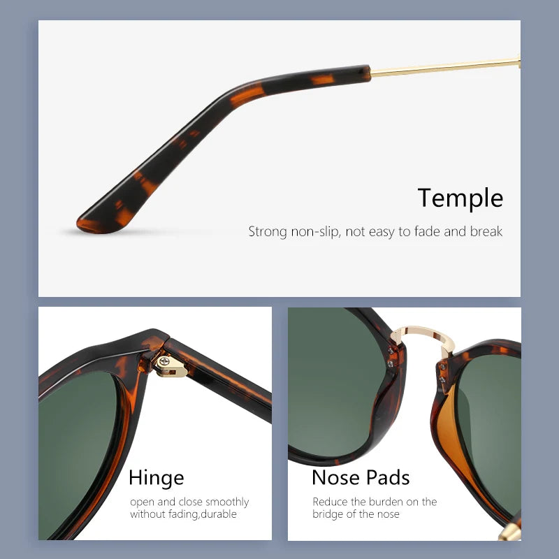 ZENOTTIC Retro Round Designer Sunglasses