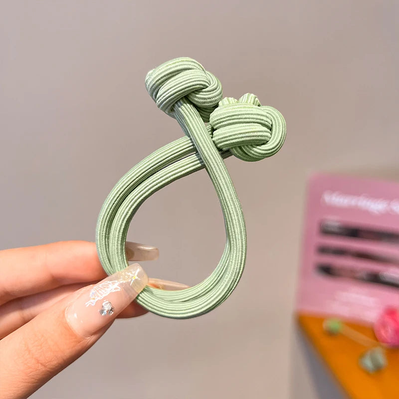 Simplicity Stretch Rubber Hair Ties - High Elasticity Fashion Scrunchies for Women