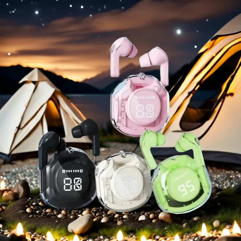CHUBAN T8 TWS Gaming Earbuds - Bluetooth 5.3 with LED Breathing Light & 12H Battery Life