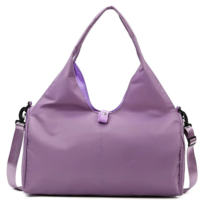 Women's Sport Gym Bag - Waterproof with Separate Shoe Compartment