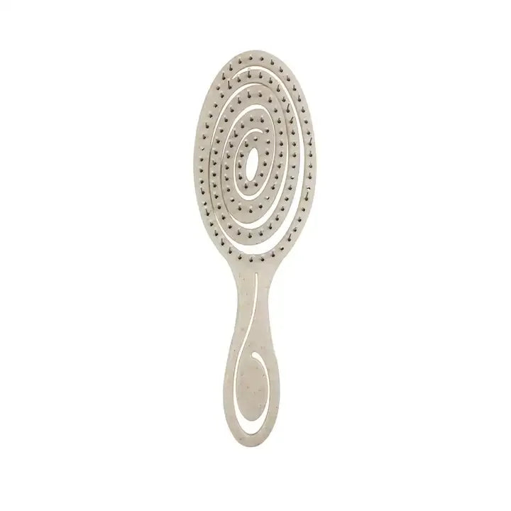 Wet & Dry Hair Detangling Brush - Massage Comb with Nylon Bristles for Curly Hair