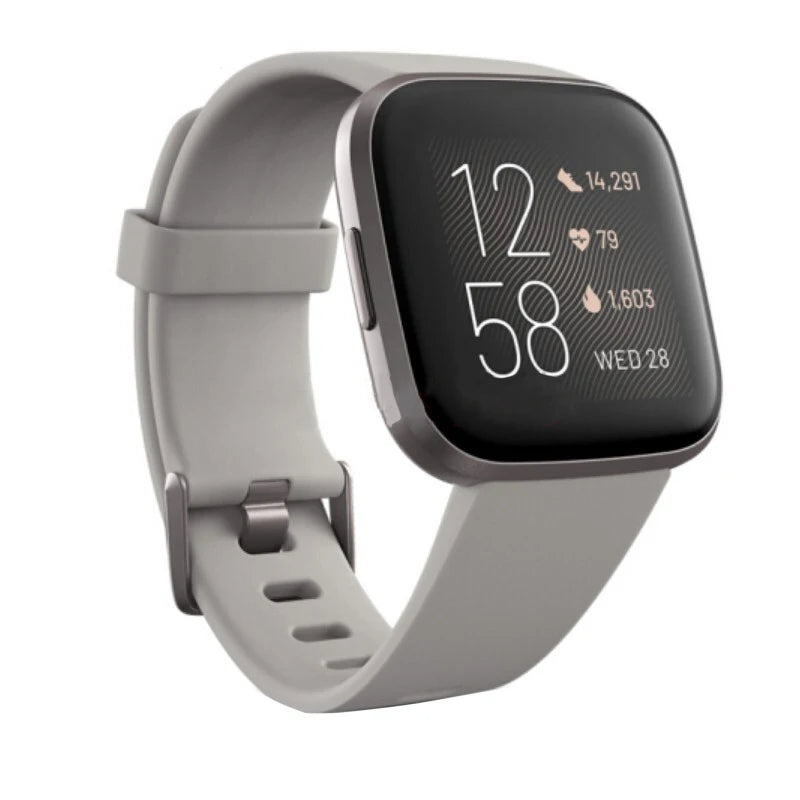 Fitbit Versa 2 Health and Fitness Smartwatch - Heart Rate Music Alexa Sleep Swim Tracking
