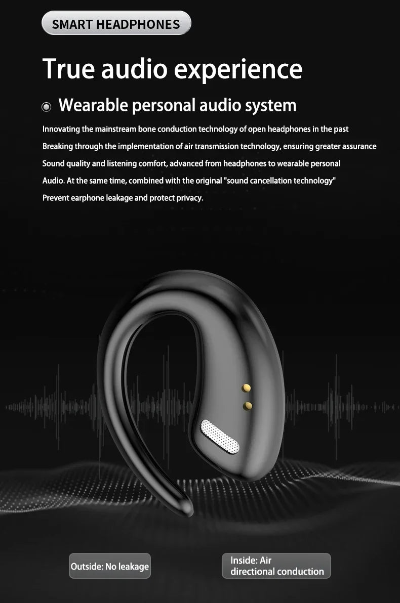 TWS Wireless Sport Earbuds - Bluetooth Headphones with Dual Mic & Waterproof Design