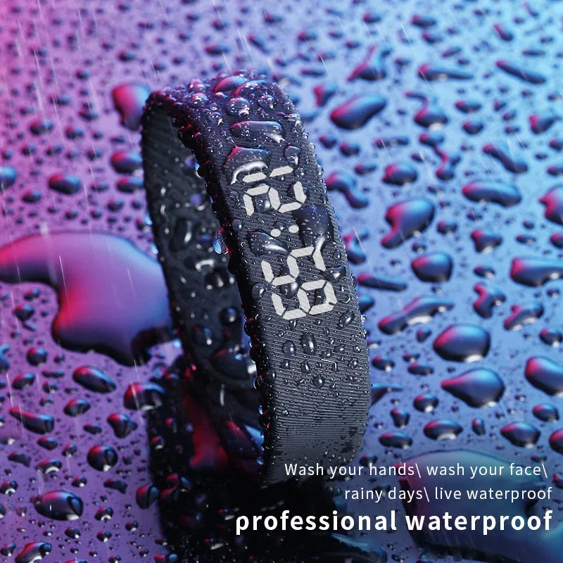 Smart Multifunctional Wristband Fitness Tracking Bracelet IP65 Waterproof Sports LED