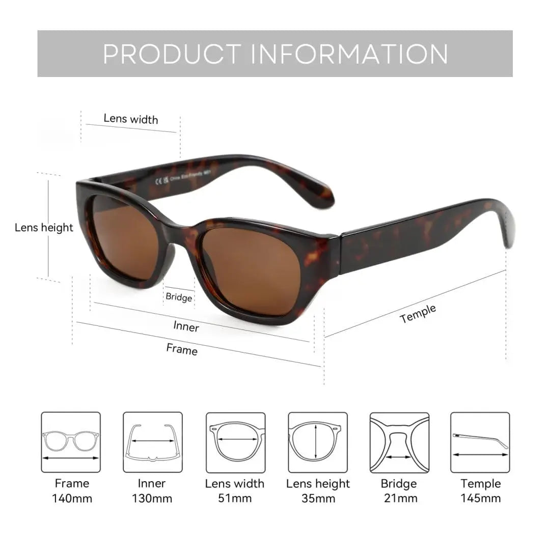 ZENOTTIC Polarized Cat Eye Sunglasses - Women's UV400 Protection Fashion Shades