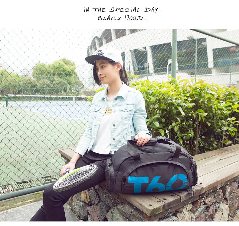 Waterproof Gym Bag - Ultralight Fitness Duffle for Men & Women with Large Capacity