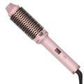 Hair Curling Brush - Ceramic Ionic Hot Brush with Anti-Scald Technology & Fast Heating