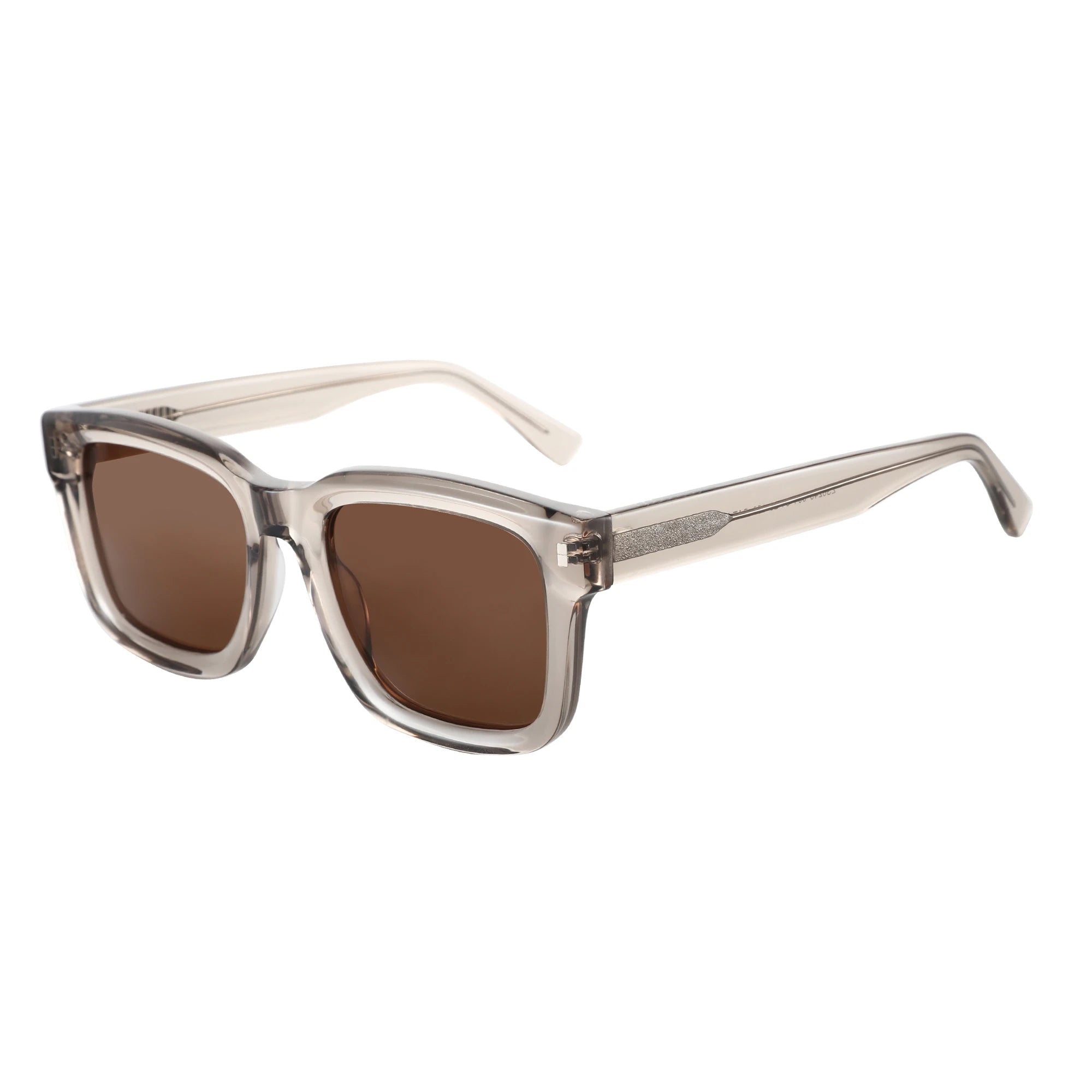 ZENOTTIC Handmade Classic Heavy Frame Square Polarized Sunglasses