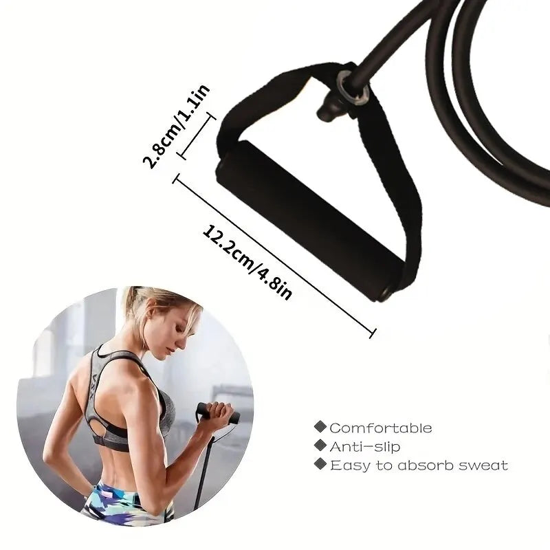 Resistance Bands with Handles 10lb - 30lb Strength Training Equipment for Home Workouts
