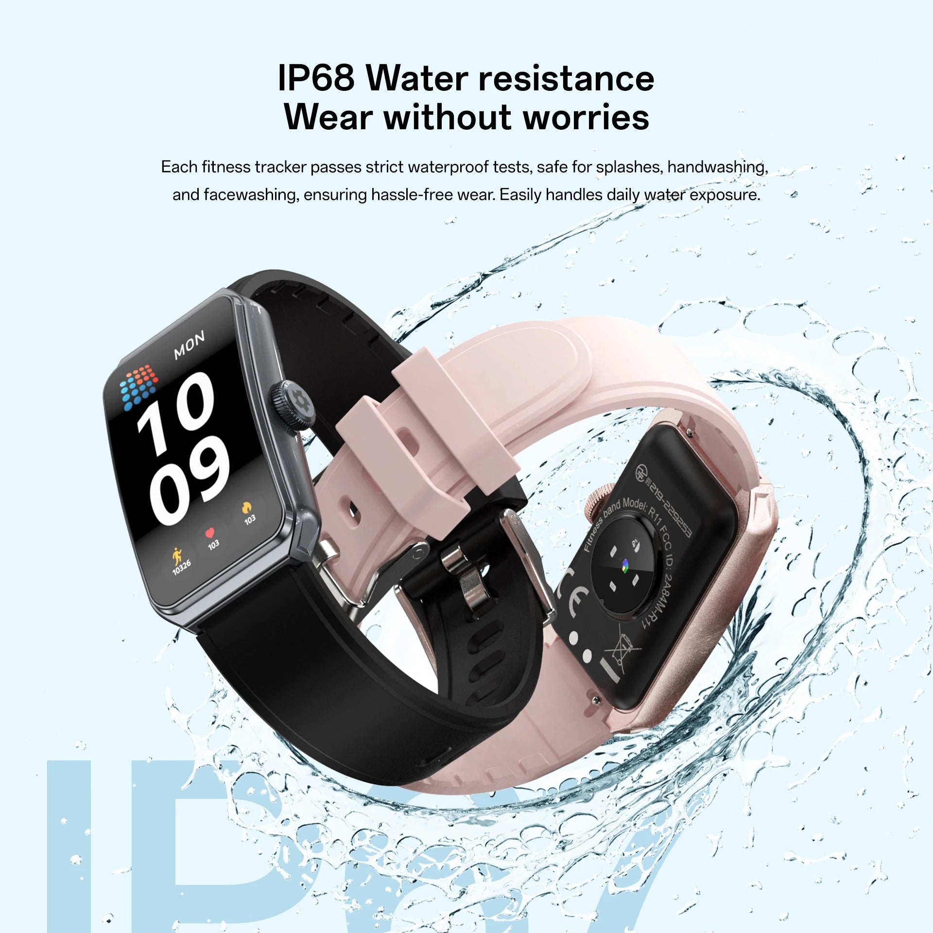 GEJIAN R11 Fashion Smart Watch - 1.47" TFT Display with Health Monitoring & IP68 Waterproof