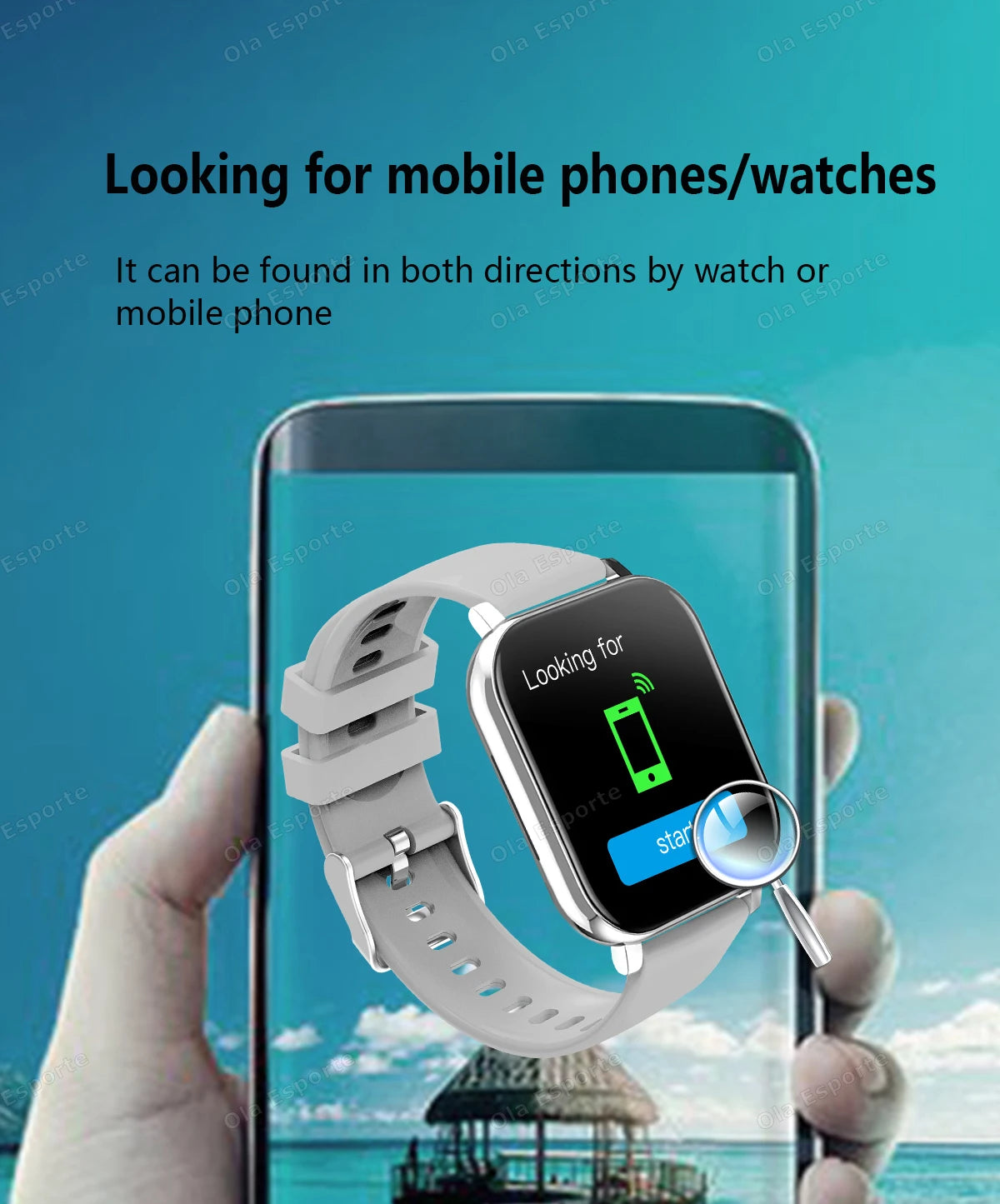 Smart Watch 2.01" HD Display with Bluetooth Calling & Custom Dials