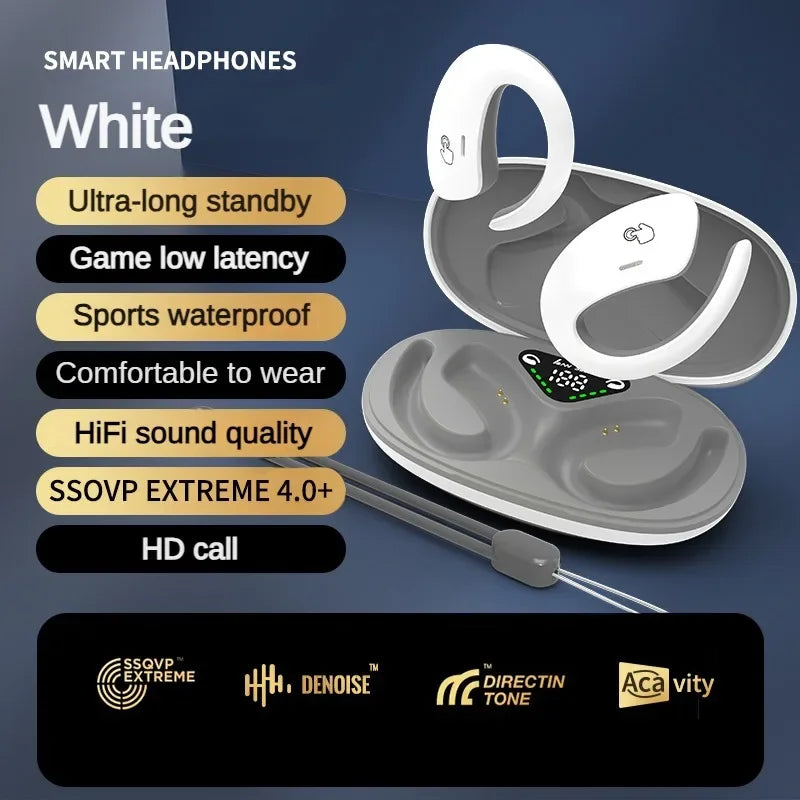 TWS Wireless Sport Earbuds - Bluetooth Headphones with Dual Mic & Waterproof Design