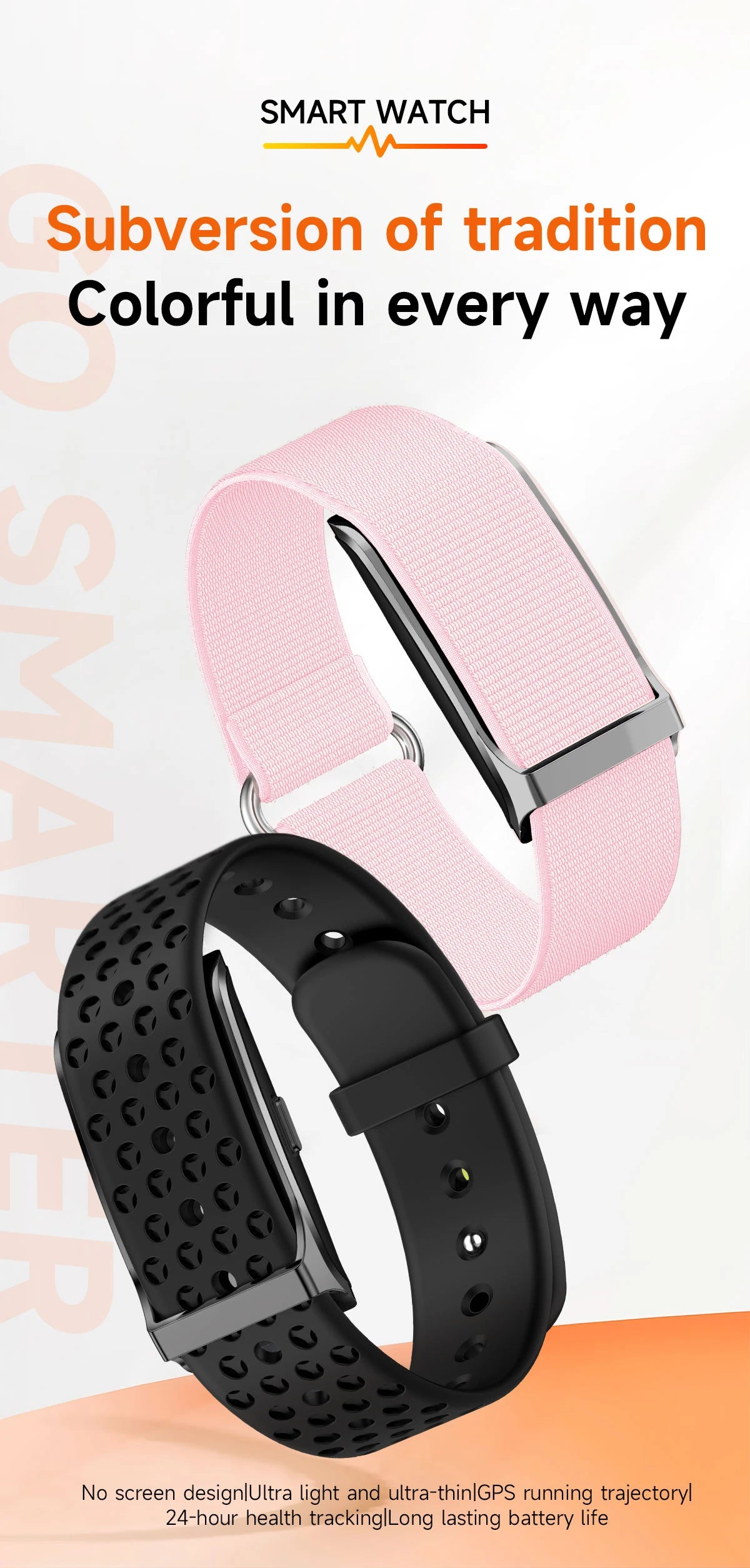LIGE Smart Bracelet Heart Rate Health Sports Monitoring Wristband - NO Screen Fitness Tracker