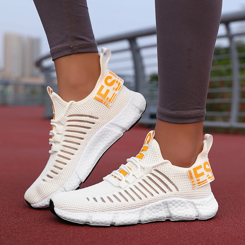 Women's Breathable Sneakers - Lightweight Running & Sport Shoes