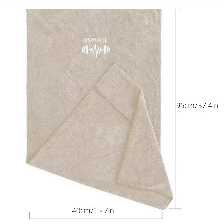 Microfiber Gym Towel - Super Soft Quick-Drying Sports Towel 37.5"x16" for Yoga & Fitness
