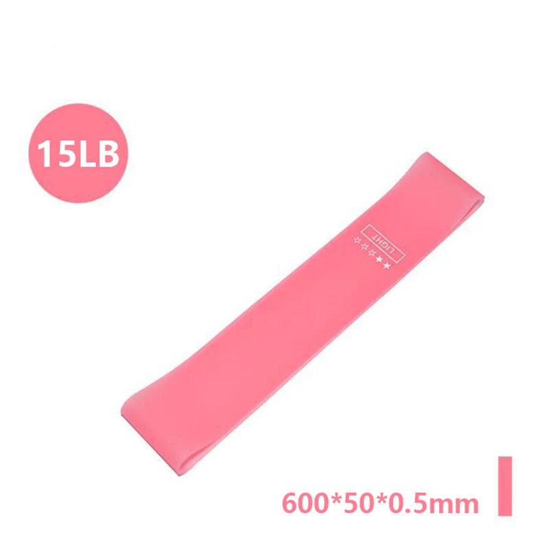Premium Rubber Resistance Bands - Yoga & Pilates Workout Equipment