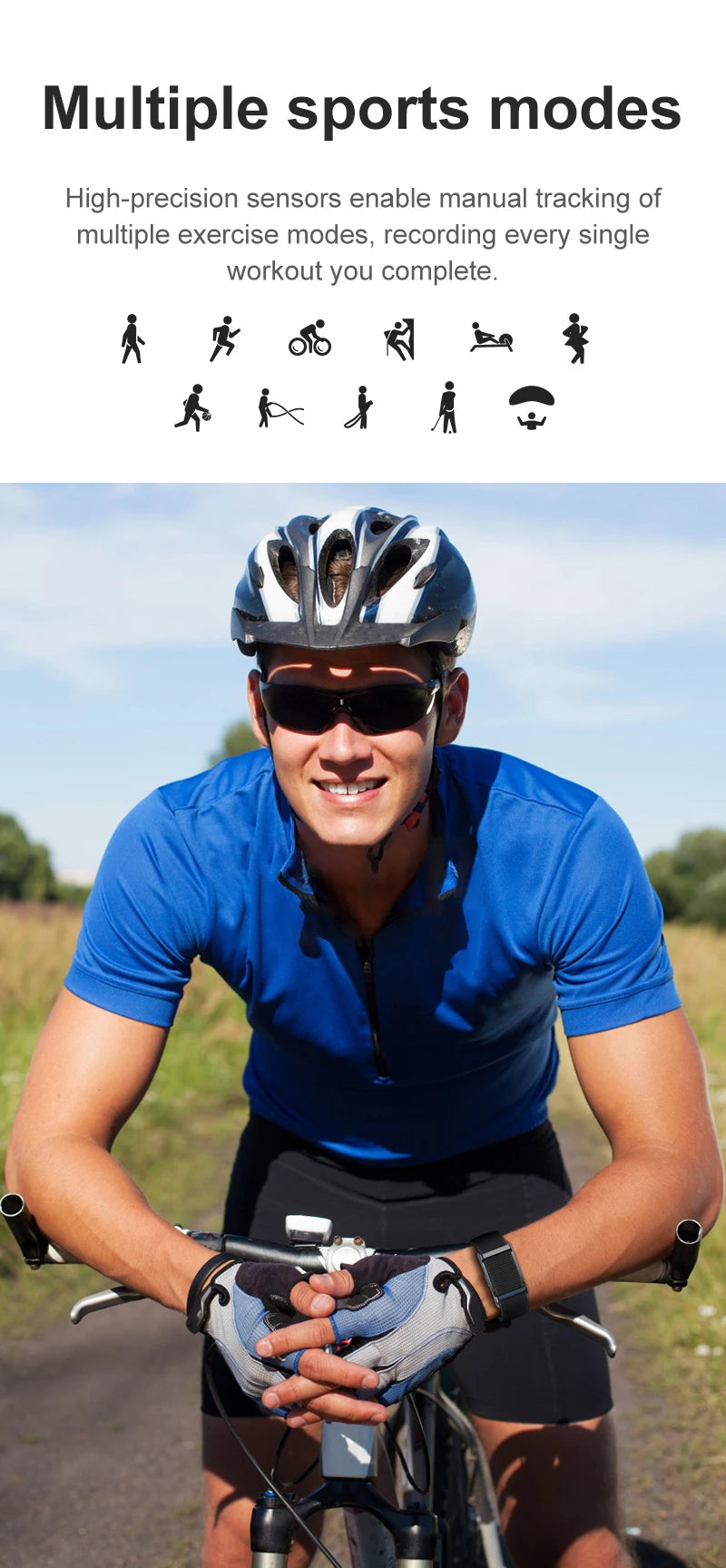 Smart Heart Monitoring Sports Bracelet