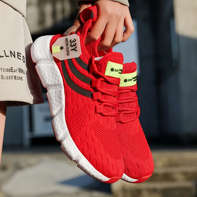 Women's Lightweight Breathable Athletic Sneakers - Cushioned Running & Walking Shoes