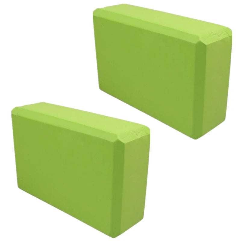 Set of 2 Yoga Blocks - Made from High-Density Foam