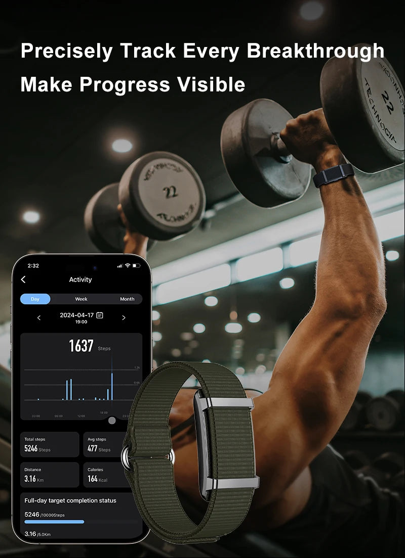 Smart Heart Monitoring Sports Bracelet