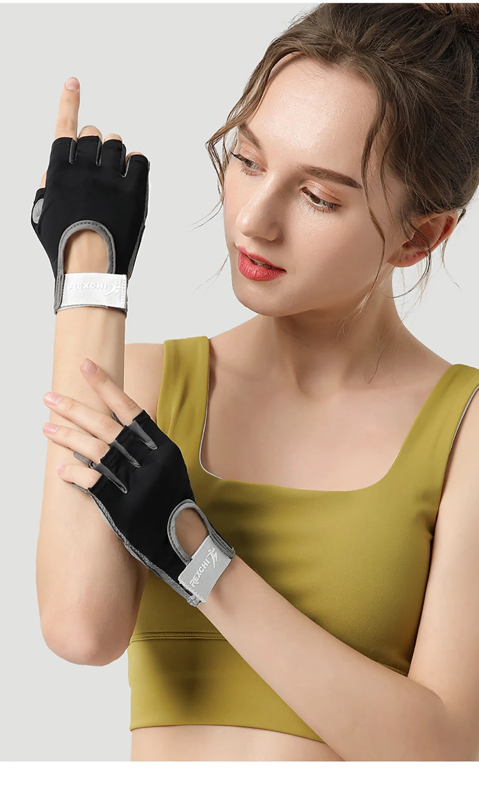 Half-Finger Workout Gloves - Shock-Absorbing Gym Gloves for Women & Men