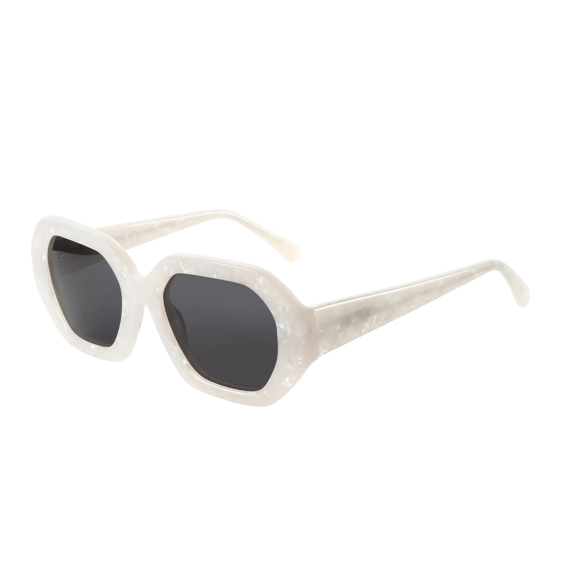 ZENOTTIC Retro Designer Hexagon Sunglasses