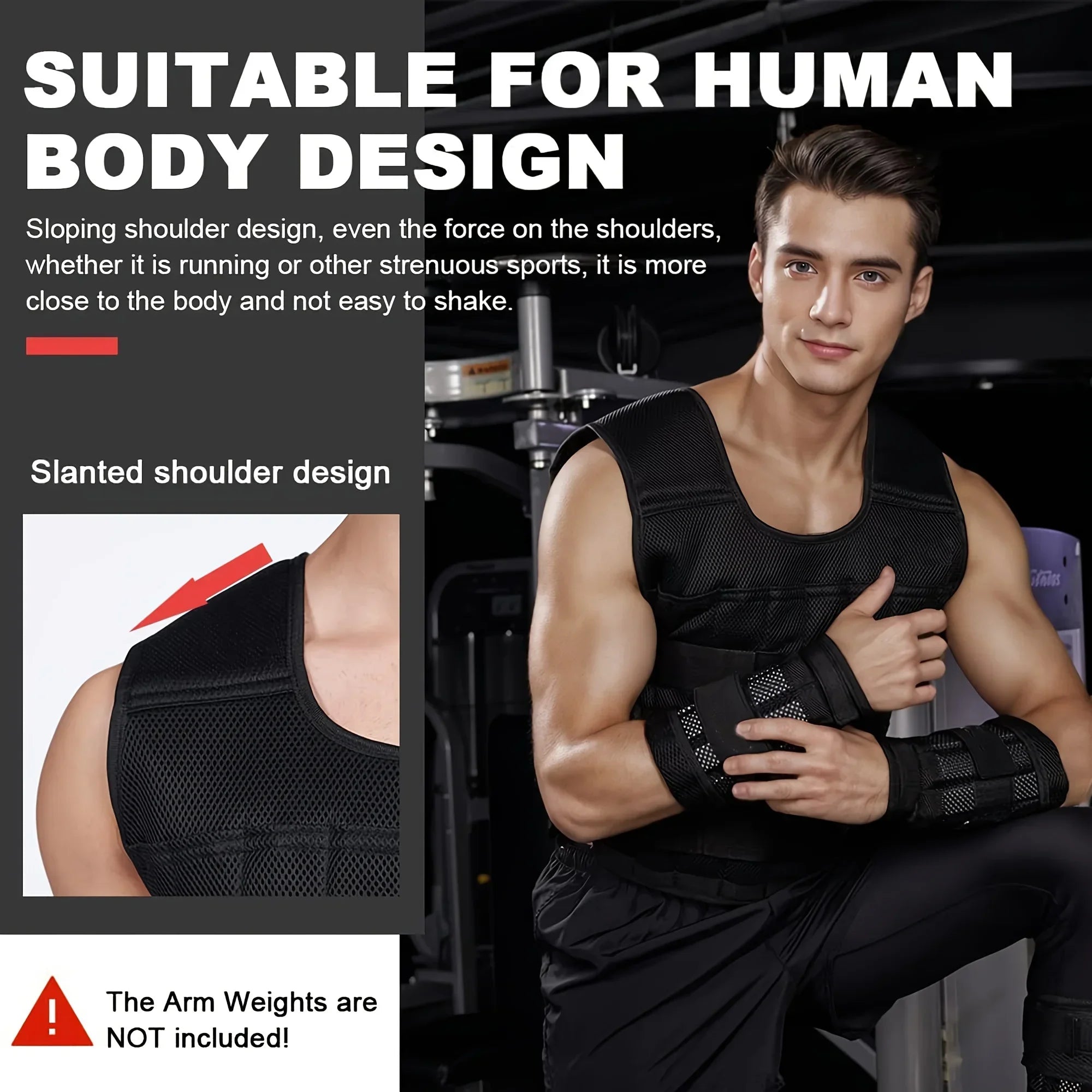 Adjustable Weight Vest Set with Ankle & Wrist Weights - Complete Training Kit