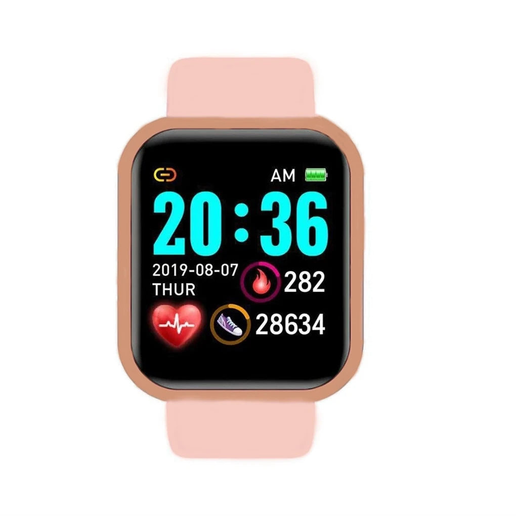 Smart Watch Fitness Tracker - Bluetooth Connected Phone Music Player