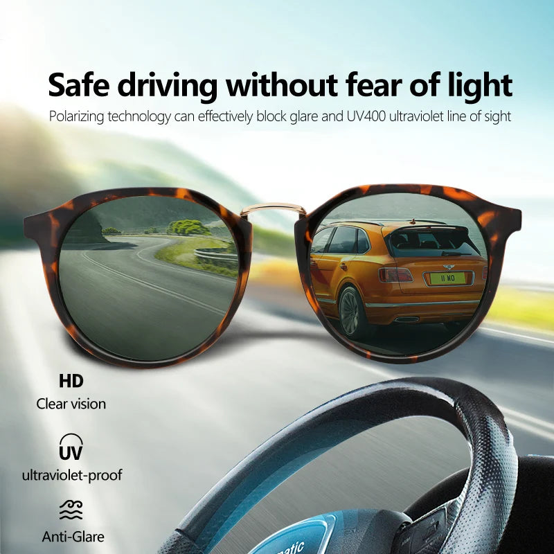 ZENOTTIC Retro Round Designer Sunglasses