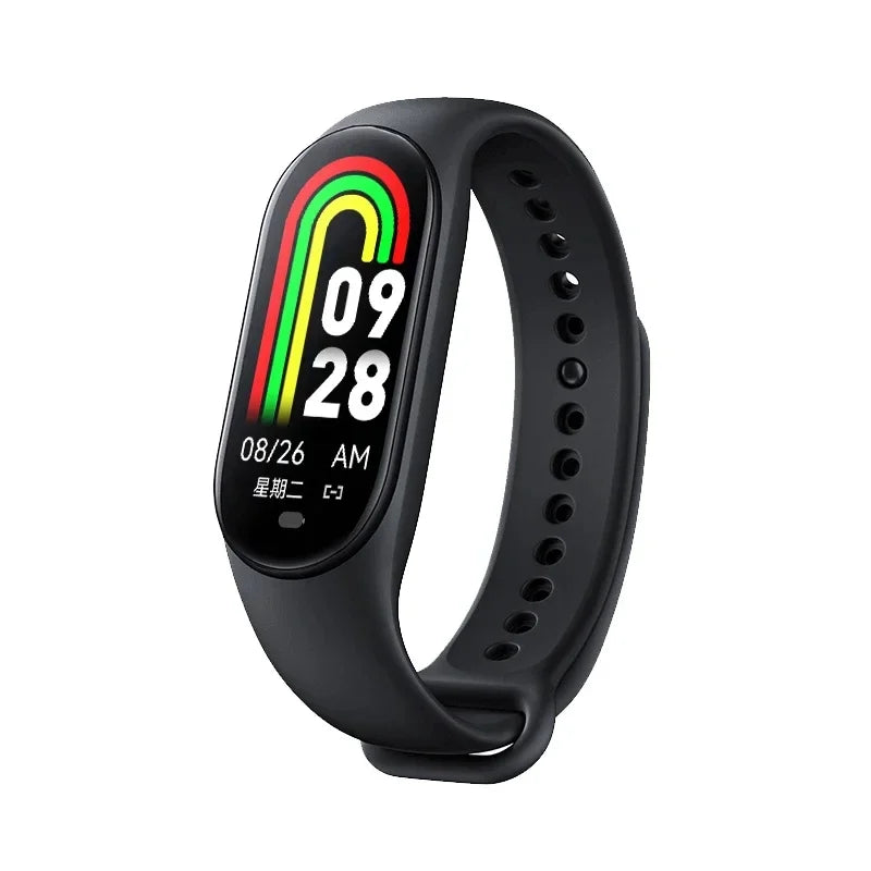 Smart Fitness Band - 1.14" AMOLED Display with 30-Day Battery & Health Tracking
