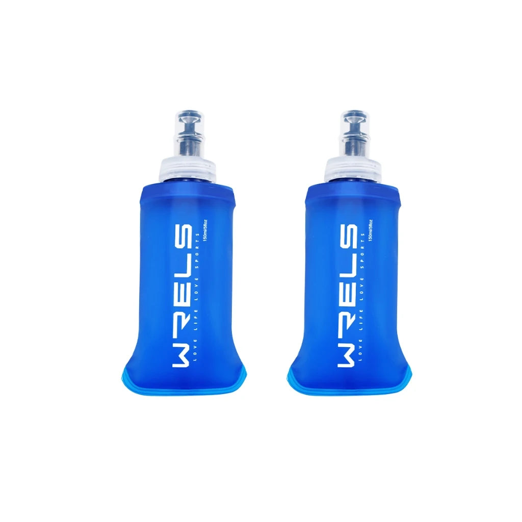 Collapsible TPU Water Bottle - BPA-Free Folding Soft Flask for Running & Hiking
