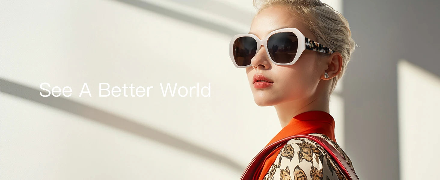 ZENOTTIC Trendy Designer Retro Hexagon Sunglasses UV400 Protection