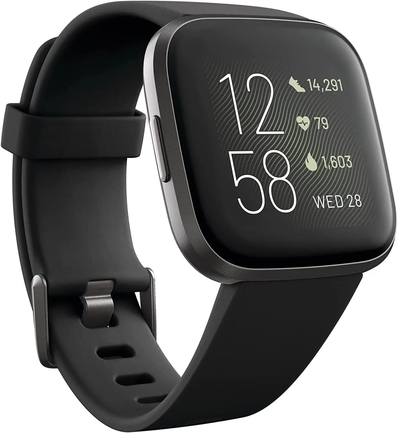 Fitbit Versa 2 Health and Fitness Smartwatch - Heart Rate Music Alexa Sleep Swim Tracking
