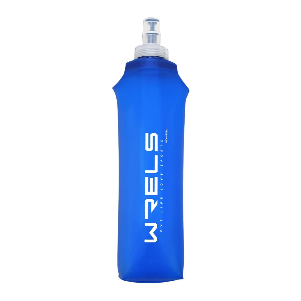 Collapsible TPU Water Bottle - BPA-Free Folding Soft Flask for Running & Hiking