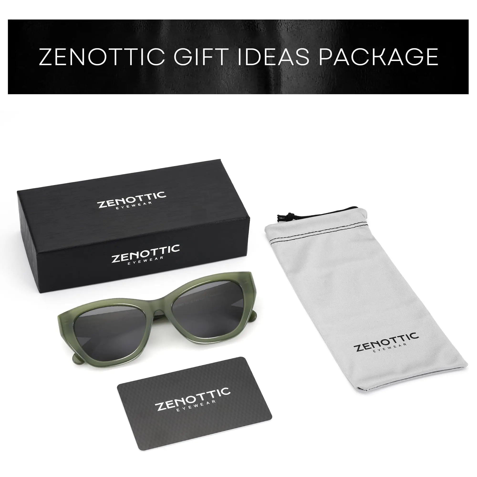 ZENOTTIC Butterfly UV 400 Polarized Sunglasses