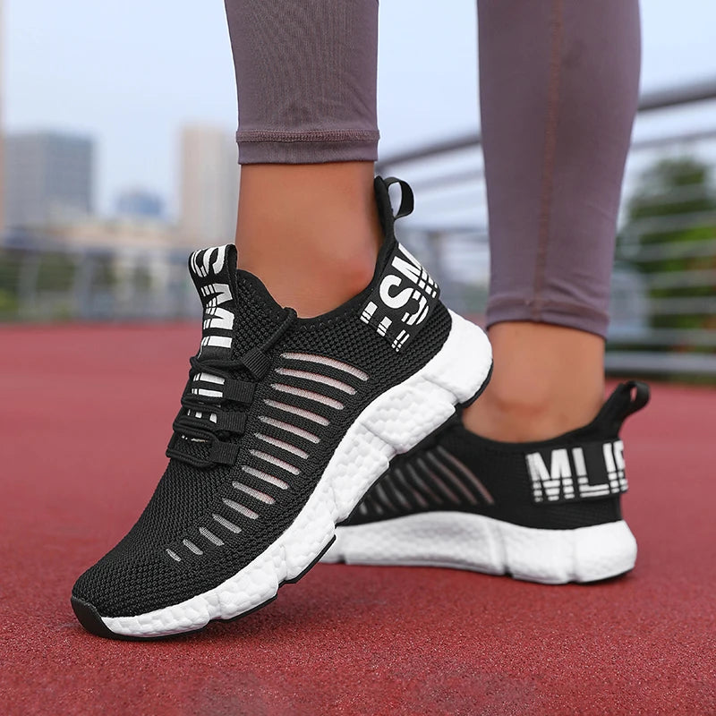 Women's Breathable Sneakers - Lightweight Running & Sport Shoes